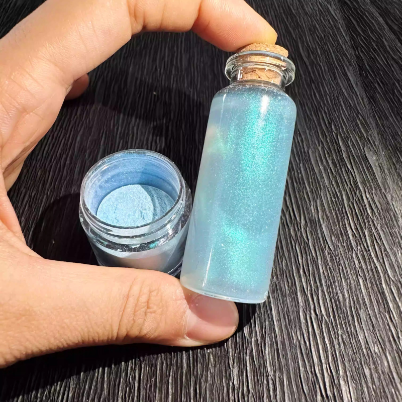 Polvo de hadas Aurora que no se hunde para resina