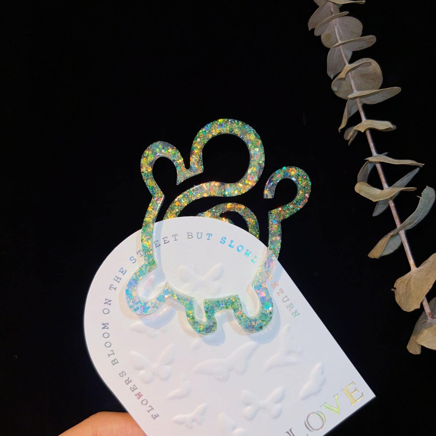 Handmade Heart Turtle Bookmark Resin Mold