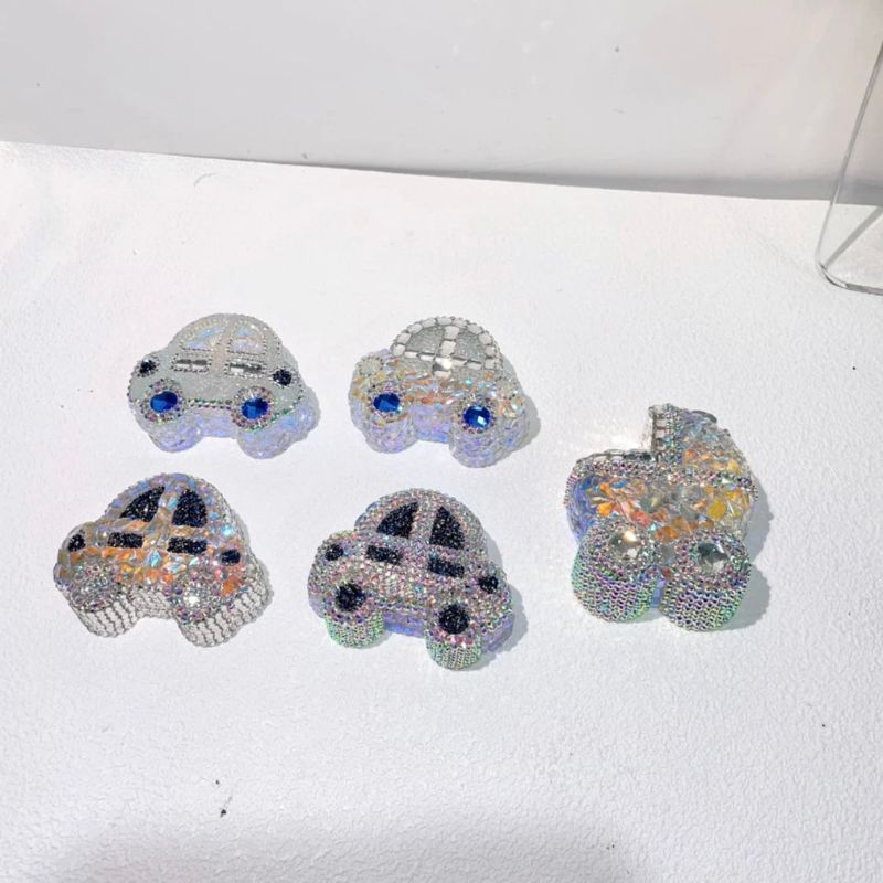Handmade Diamond Baby Stroller Car Ornament Resin Mold