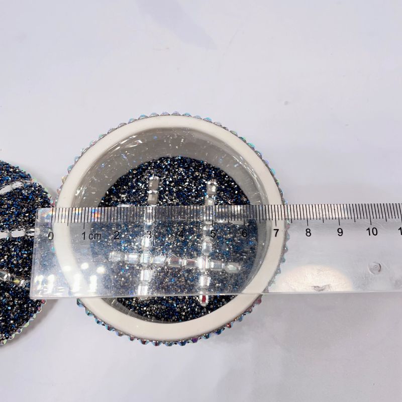 Molde de resina para tarro de almacenamiento de pájaro de diamante hecho a mano