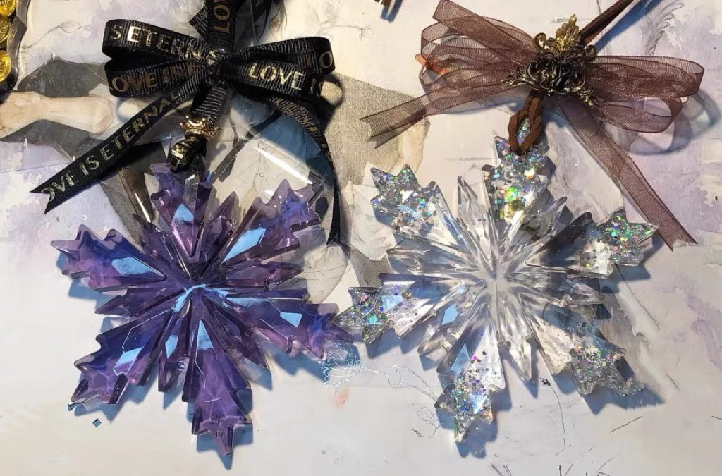 IntoResin Handmade Snowflake Hanging Resin Mold