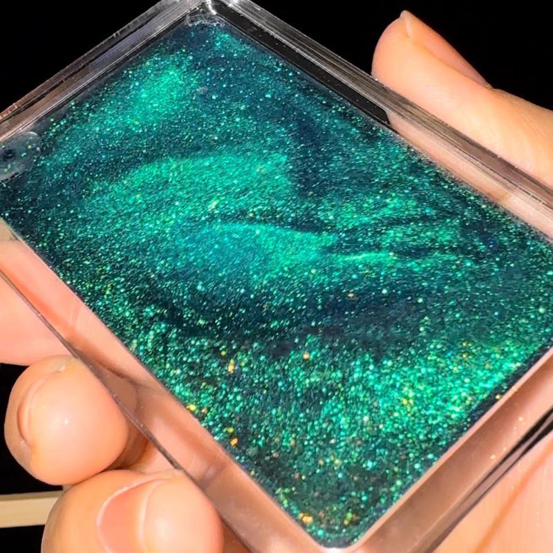 IntoResin 4 Color Intense Aurora Chameleon for Resin (Green Blue Golden Orange-Expensive But Effective)