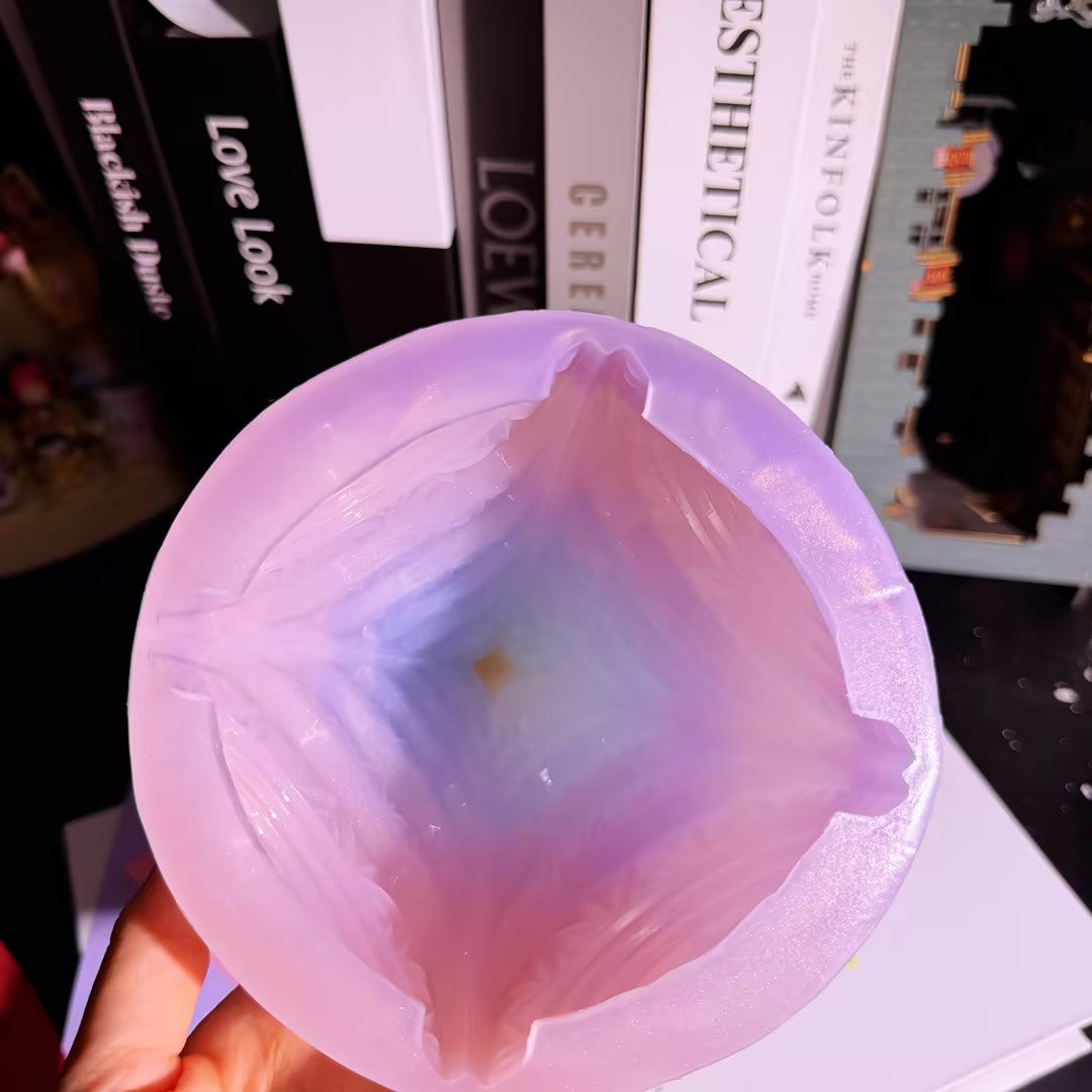 Handmade Crystal Building Large-Capacity Storage Jar Resin Mold【Not suitable for beginners.】