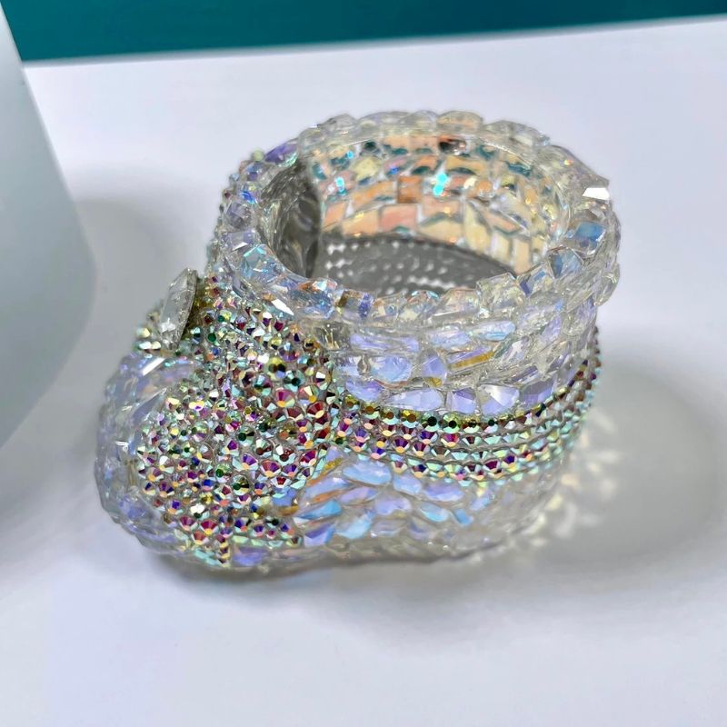 Handmade Diamond Boots Ornament Resin Mold