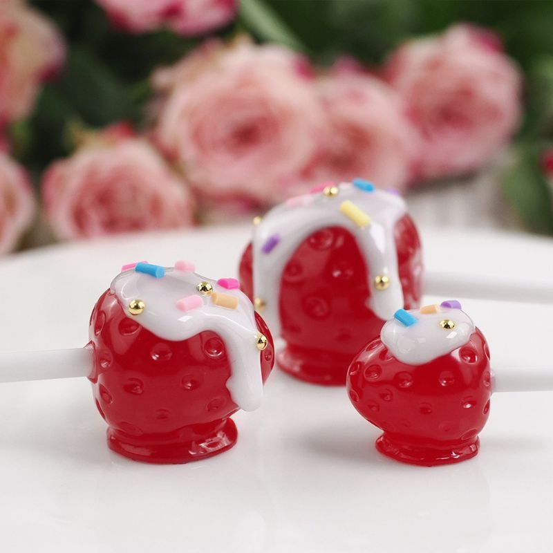 Apple Strawberry Lollipop Decorative Resin Mold