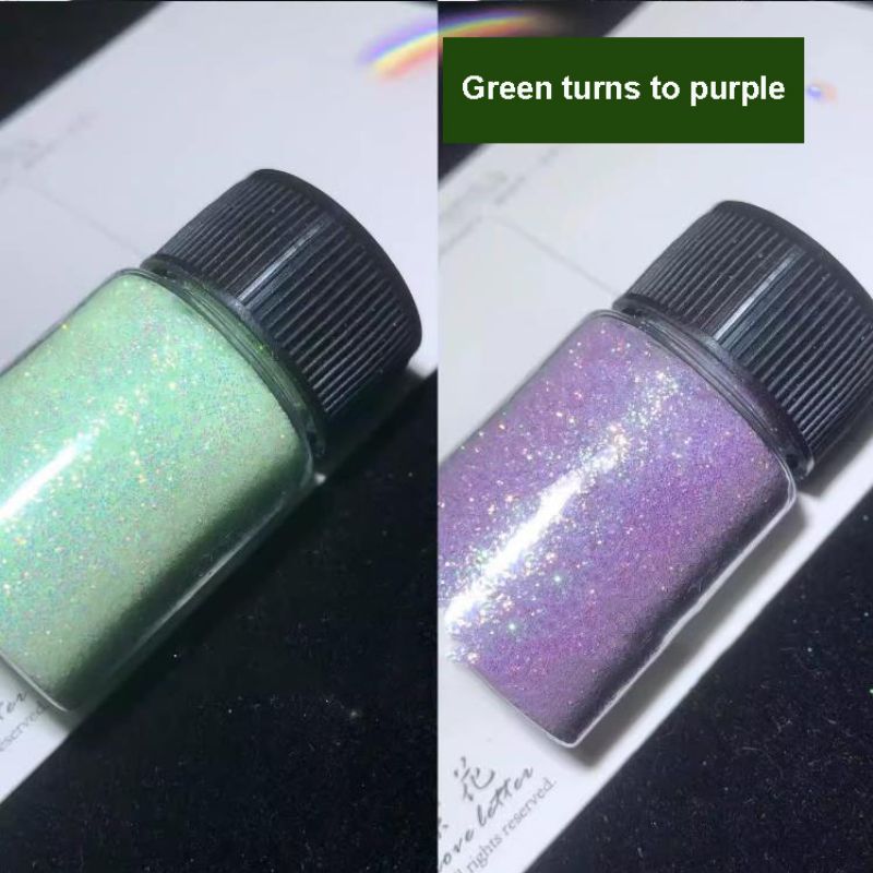 IntoResin 15 Colors Light Change Powder Chameleon Glitter for Resin