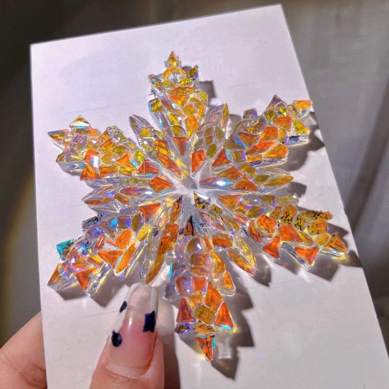 Wholesale Christmas DIY Snowflake Silicone Pendant Molds 