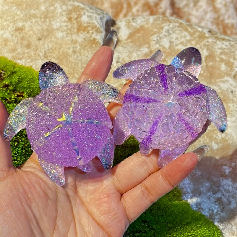 Molde de resina para decoración de tortuga y estrella del océano hecho a mano