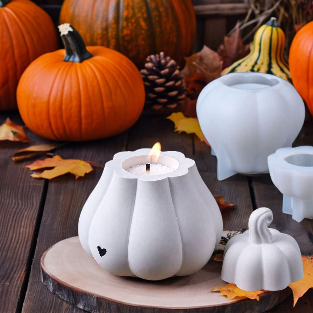 Molde de resina para almacenamiento de calabazas altas