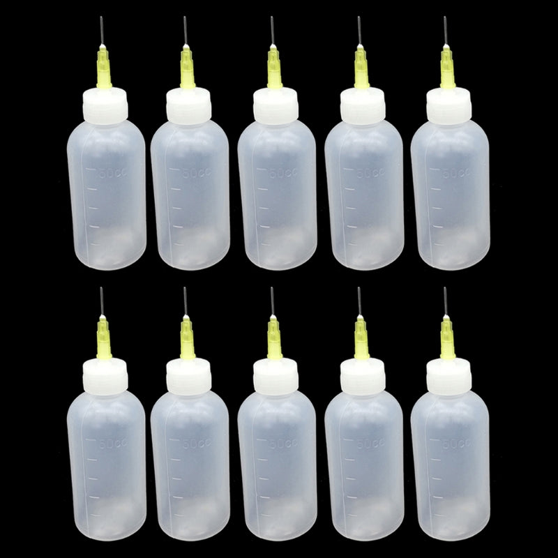 20 Packs 30CC Art Bottle 30ML Needle Tip Glue Bottle Resin Art