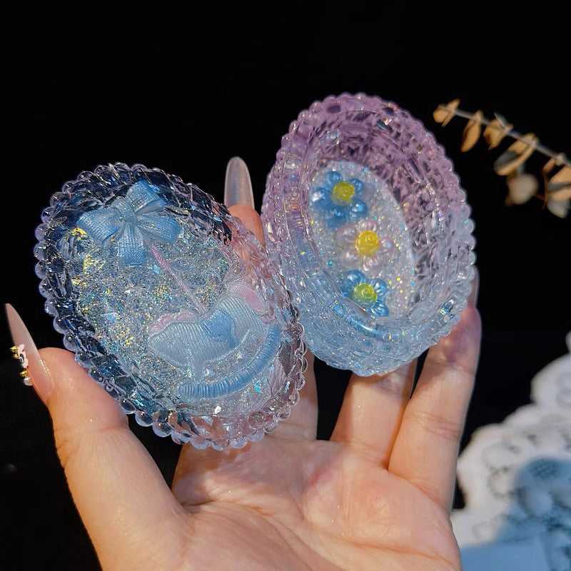 Handmade Diamond Carousel/Bear Storage Box Resin Molds