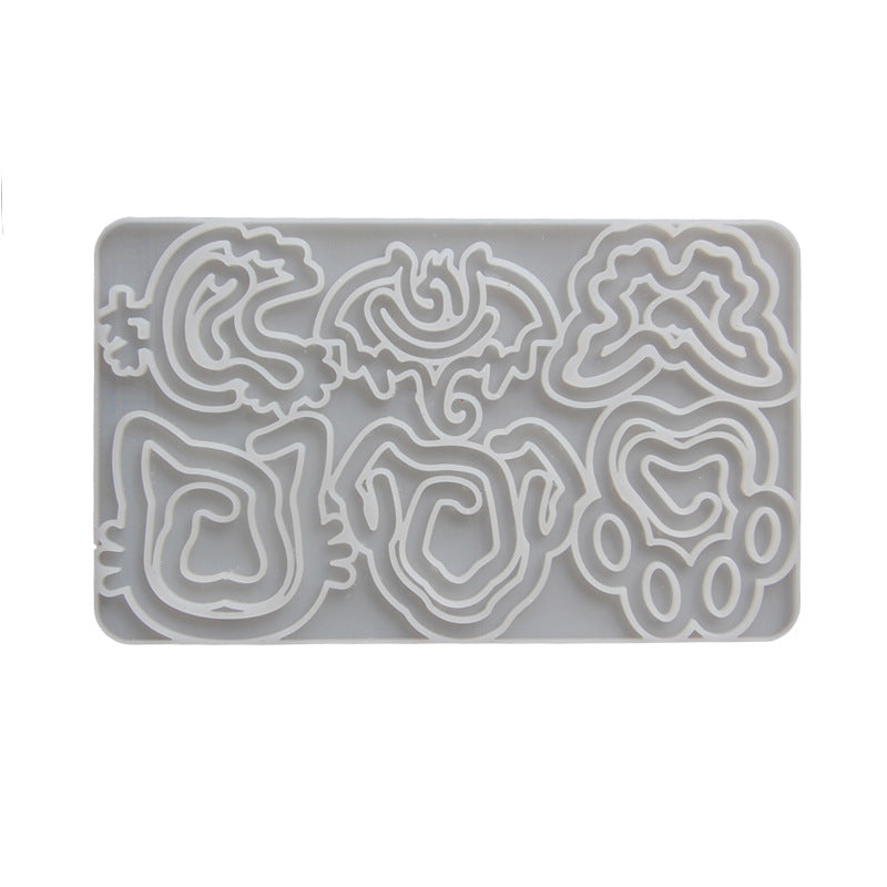 Animal Shape Paperclip Bookmark Resin Mold