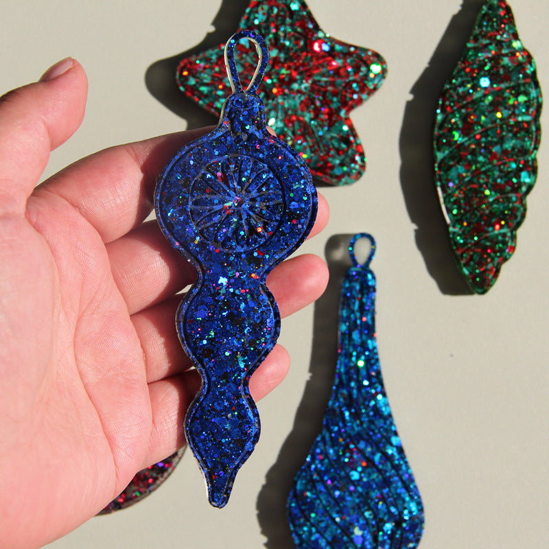 Large Conch Starfish Christmas Hanging Resin Mold