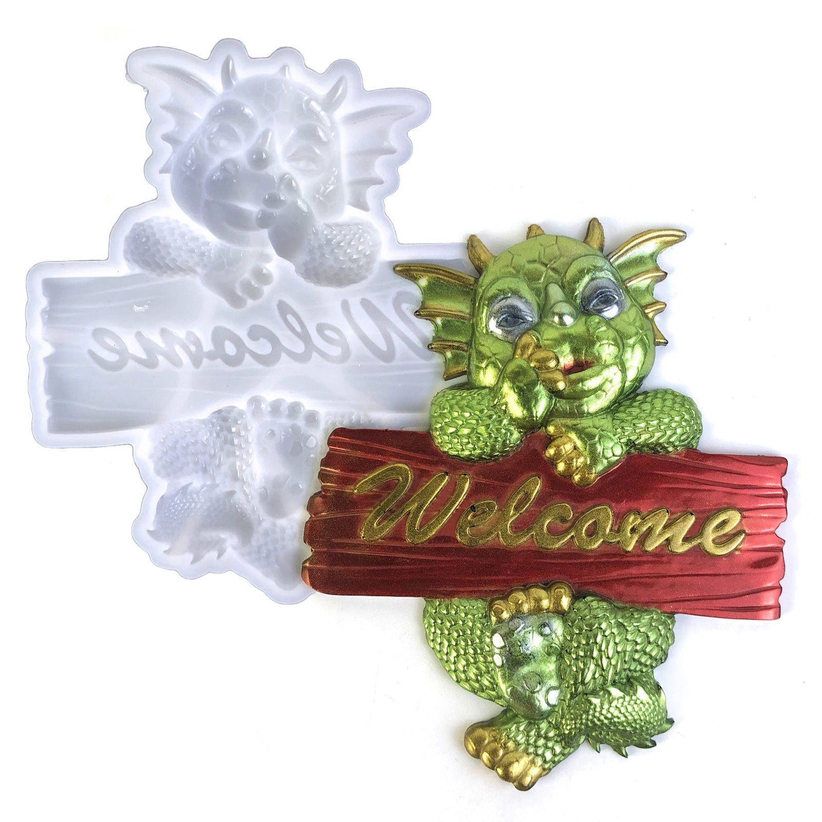 Flying Dragon Welcome Pendant Resin Mold – IntoResin