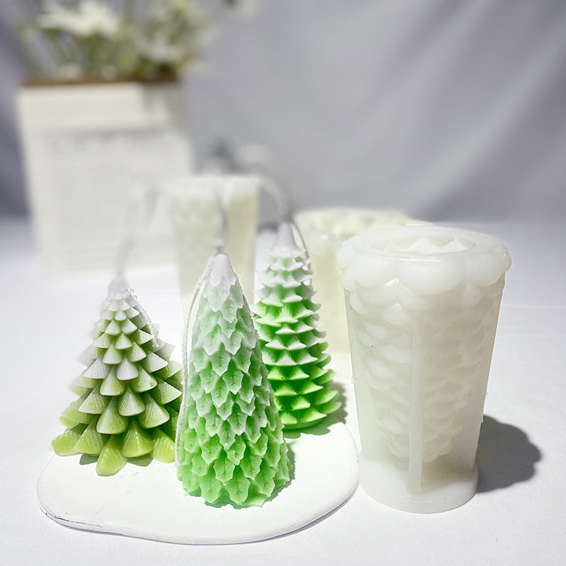 Moldes de resina para adornos de árbol de Navidad
