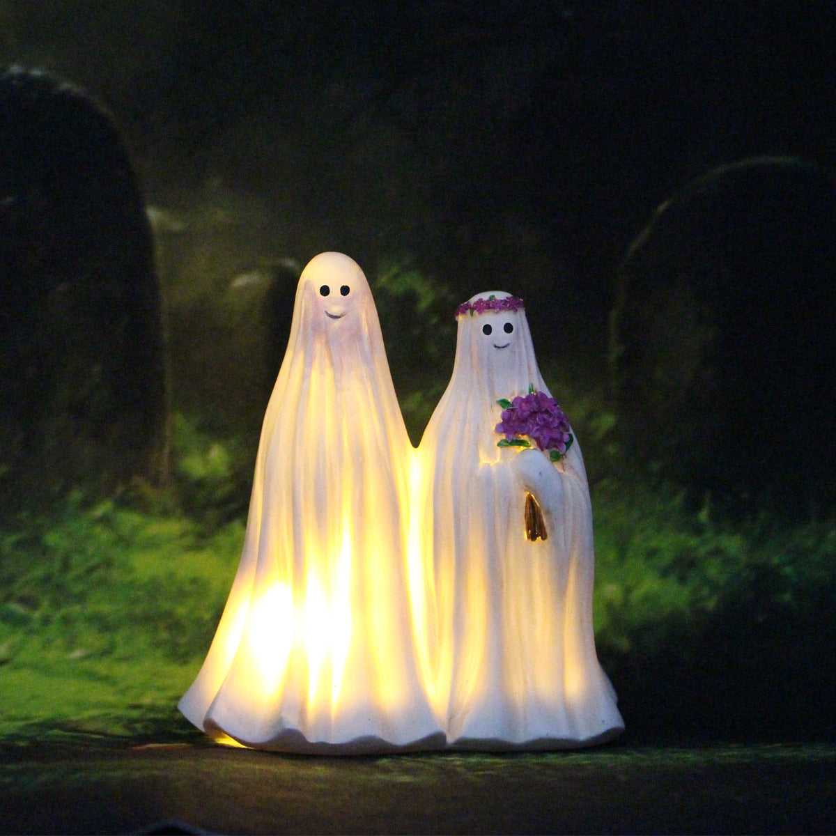 Ghost Bride & Groom Ornament Resin Mold