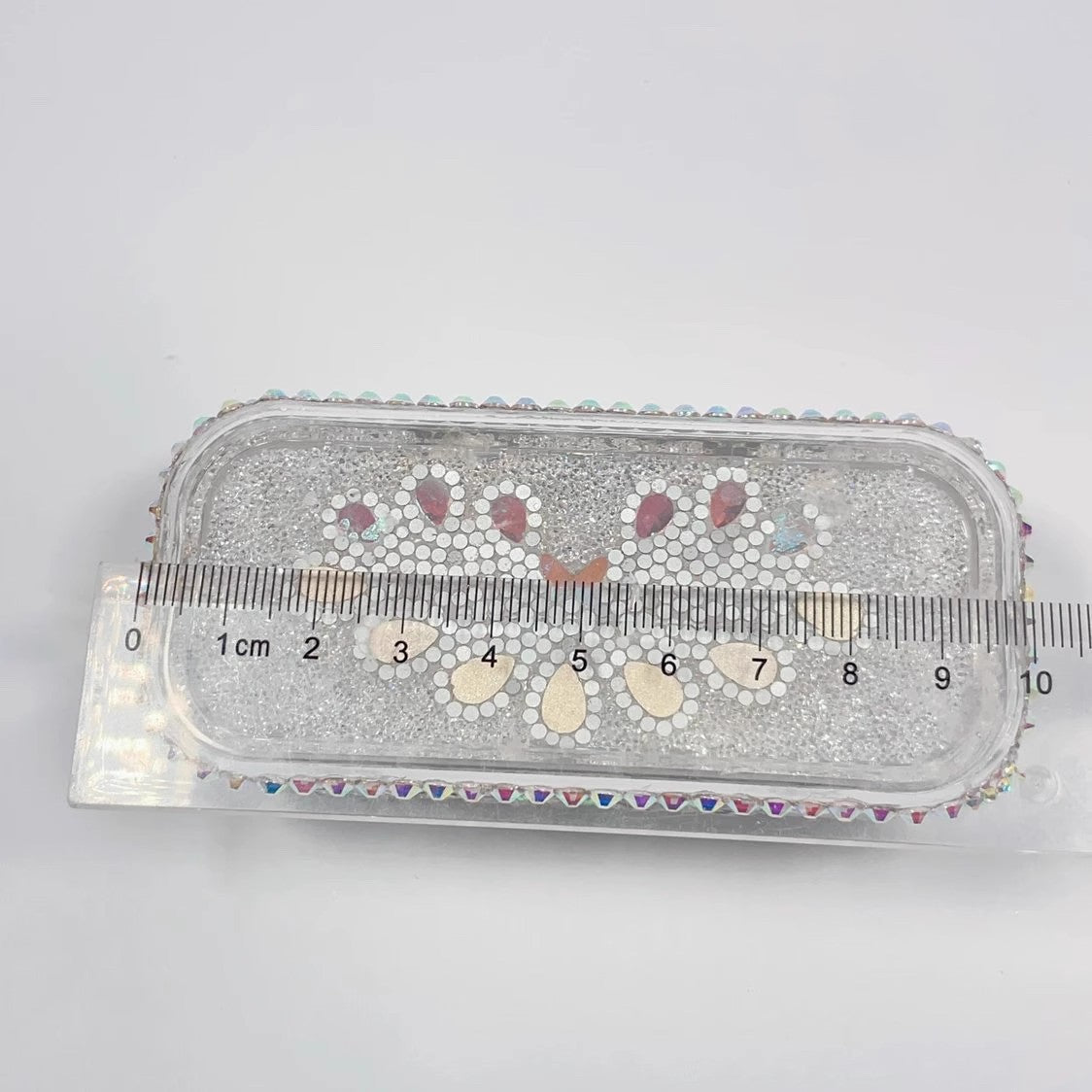 Moldes de resina para cajas de almacenamiento rectangulares de diamantes hechos a mano
