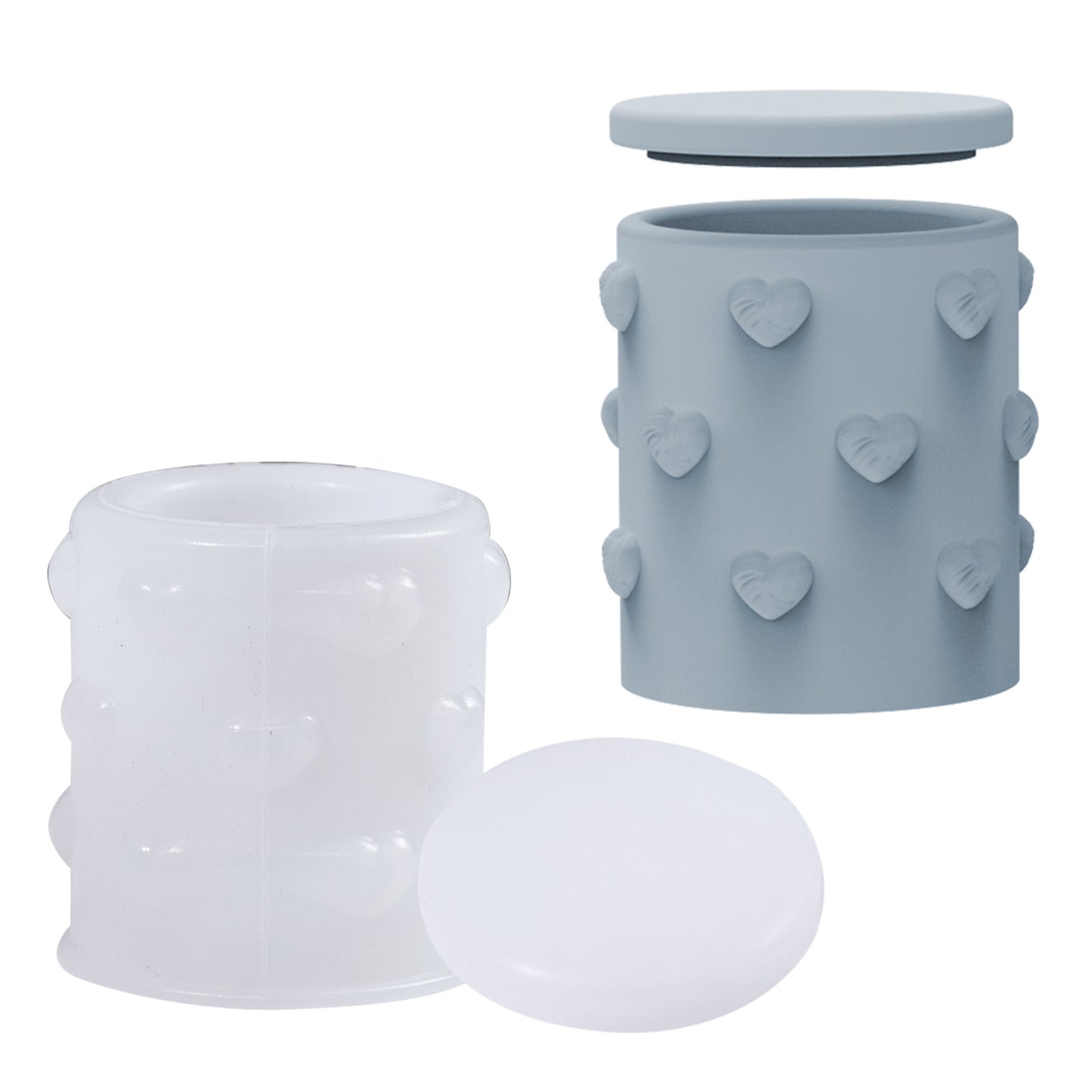 Handmade Thorn Heart Storage Jar Resin Molds