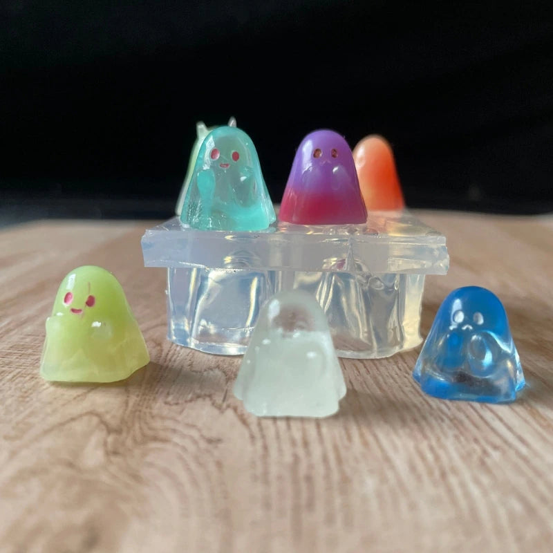 Handmade Cute Little Ghost Ornament Resin Mold