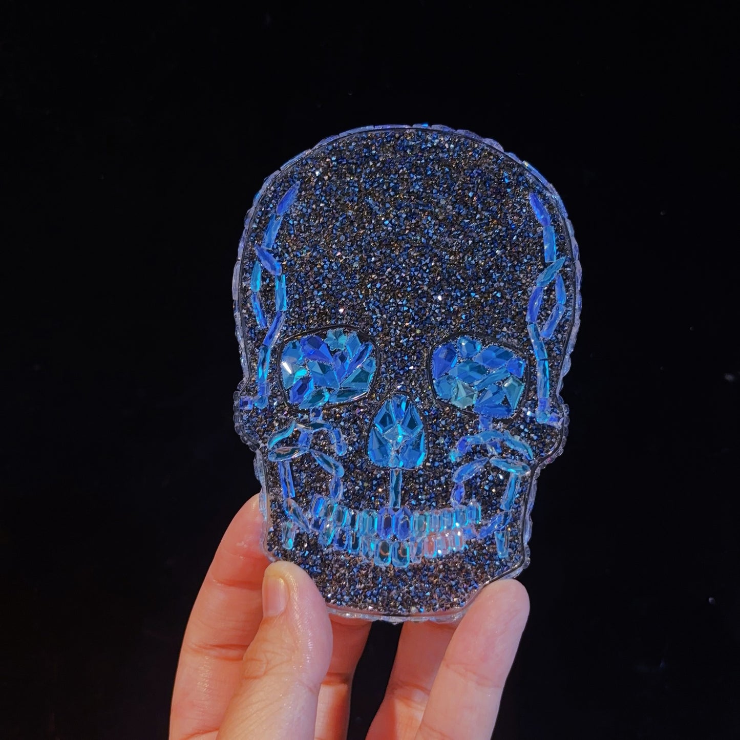 Handmade Diamond Skull Ornament Resin Mold