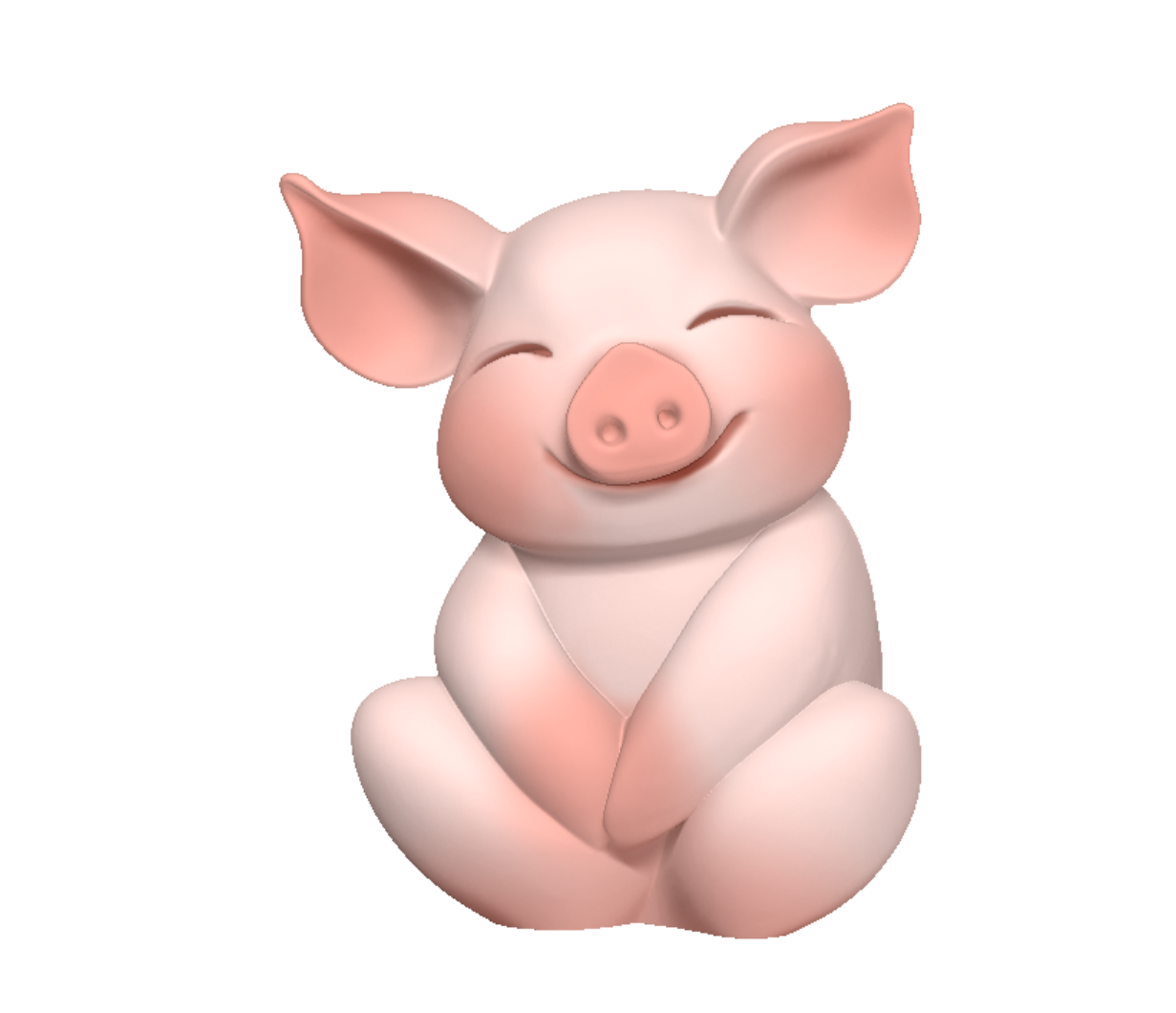 Handmade Cute Piggy Ornament Resin Mold