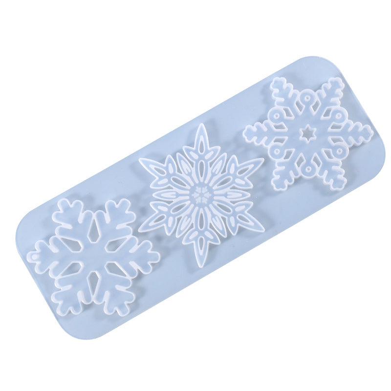 Christmas Hollow Snowflake Ornament Mold