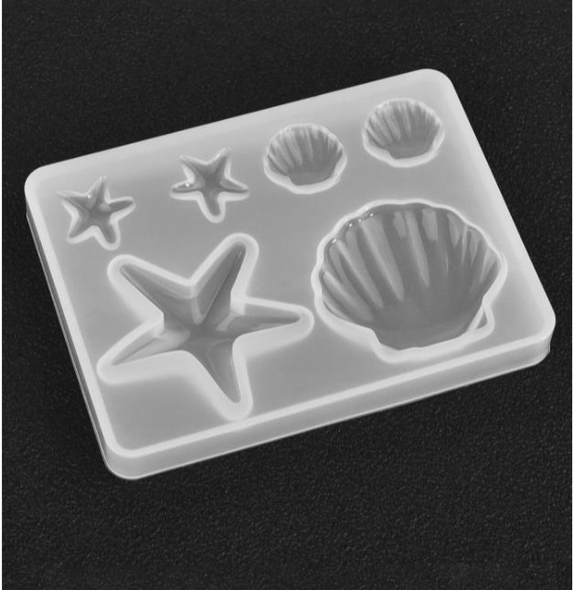 Molde de silicona DIY con diseño de estrella de mar