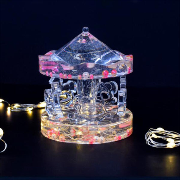 Carousel Horse Resin Mold Ornaments Toys Decorations