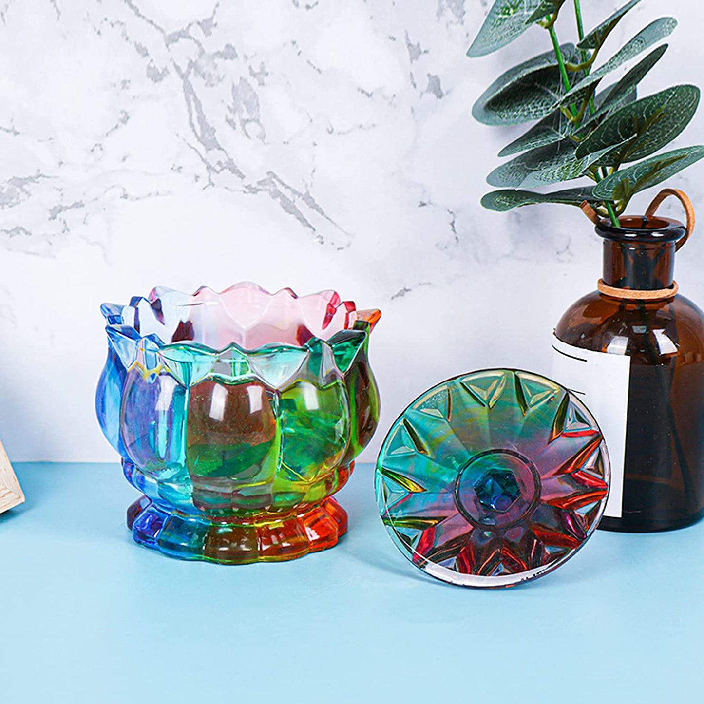Flower Storage Box 3D Resin Jar Mold