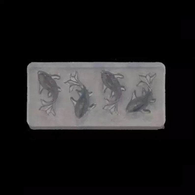Resin Golden Fish Mold, Soft Silicone for Resin Casting