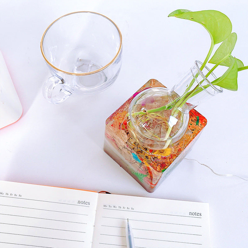 Hydroponic Vase Base Resin Molds