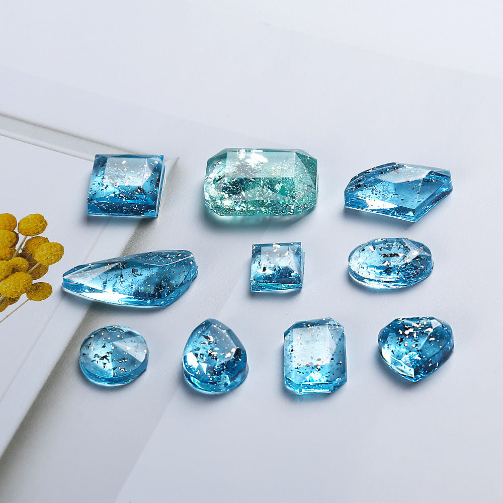 Molde de resina para joyería con piedras preciosas