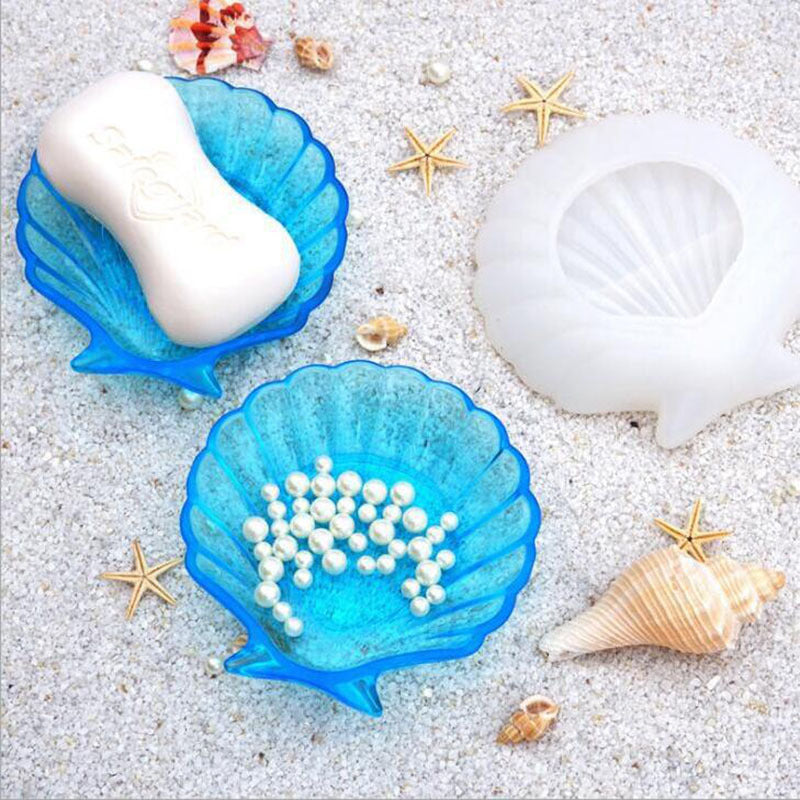 Shell Jewelry Tray Resin Mold