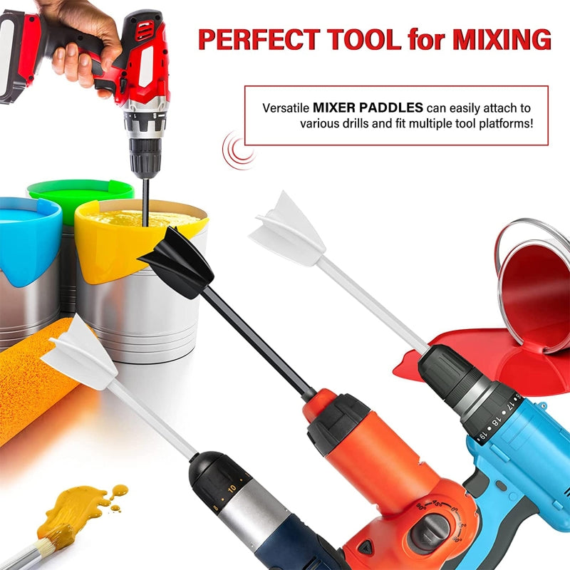Paint,Epoxy Resin,Mud Power Mixer Blade Drill Tool for Mixing 1.4 Pla –  IntoResin