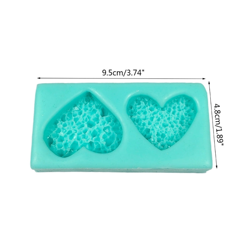 Heart Cluster Crystal Decoration Mold
