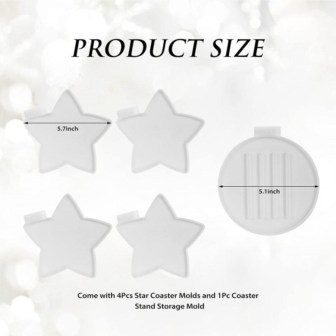 INTORESIN™ Star Coaster Silicone Resin Mold - IntoResin