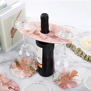 Molde de resina para tapón de vino Molde de resina para posavasos de botellero