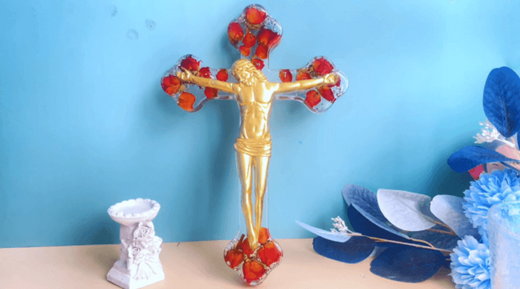 How to Make a Wall Crucifix Out of Resin