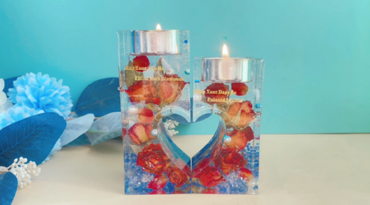 How to Make A Heart-shaped Candle Holder for Valentine’s Day