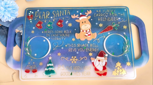How to Make A Christmas Serving Tray