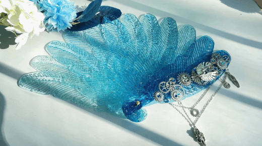 How to Make Epoxy Resin Souvenir Hand Fan