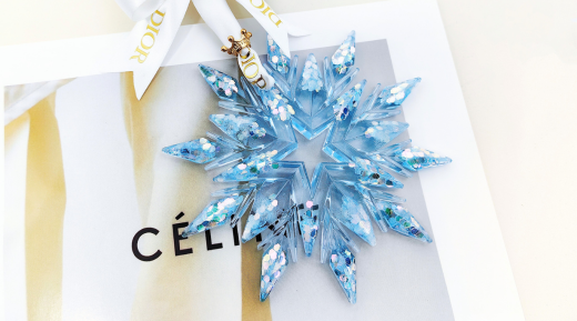 Introducing snowflake mold for Christmas ornaments
