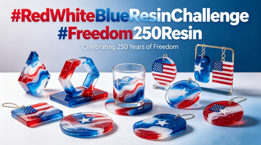 Red White Blue Creative Resin Contest by IntoResin