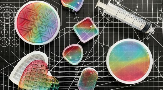 How to Create Rainbow Effect in Resin
