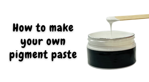 How to make your own pigment paste for resin