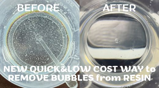 New Quick Low-Cost Way to Get Bubbles out of Resin