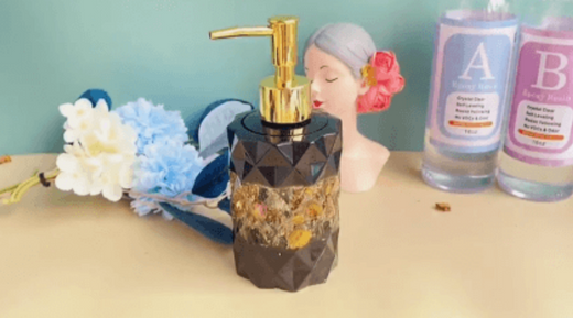 How to Make Dried Flower Resin Dispenser
