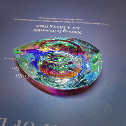 Handmade Large Crystal Teardrop-Shaped Hanging Resin Mold