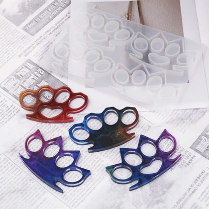 DIY Resin Knuckle Silicone Ring Mold Mirror Mold
