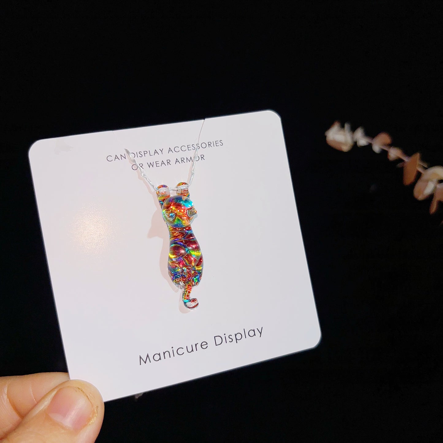 Molde de resina para colgante de gatito lindo hecho a mano 